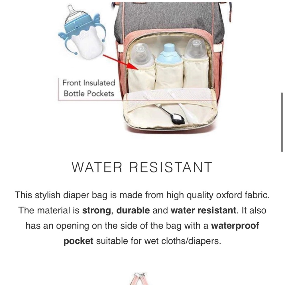 LEQUEEN diaper bag - Picture 8 of 10